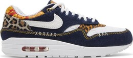 Nike Кроссовки Air Max 1 Premium 'Denim Leopard', синий fj4452 432 | blue