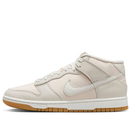 Кроссовки dunk mid 'canvas light orewood brown gum' Nike, мультиколор dz2533-100 | lt orewood brn/sail-guava ice-dk russet-gum dk brown