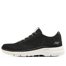 Кроссовки go walk 6 'core black white' Skechers, черный 894139-bkw | black/white
