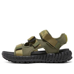 Кроссовки monster sandal 'olive black' Skechers, зеленый 894231-olbk | green/black