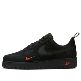 Кроссовки air force 1 low '07 lv8 'multi-swoosh black crimson' Nike, черный dz4514-001 | black / black / light crimson