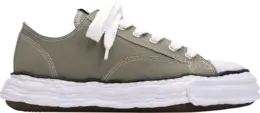 Кроссовки Maison Mihara Yasuhiro Peterson 23 OG Sole Canvas Low 'Green', зеленый a11fw702 grn | green