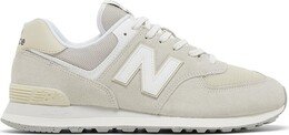 New Balance Кроссовки 574 'White Grey', белый u574fog | white
