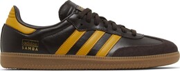 Adidas Кроссовки Samba OG 'Dark Brown Yellow', коричневый ig6174 | brown