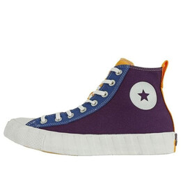 Кроссовки unt1tl3d high 'not a chuck - night purple' Converse, фиолетовый 167242c | purple/orange/black