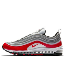 Кроссовки air max 97 'university red grey' Nike, мультиколор 921826-009 | pure platinum/university red