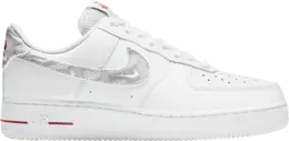 Кроссовки Nike Air Force 1 Low 'Topography Pack - White University Red', белый dh3941 100 | white