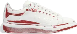 Кроссовки Alexander McQueen Oversized Sneaker 'Stamped - White Lust Red', белый 662642 wia4q 9676 | white