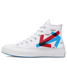 Кроссовки patta x experimental jetset x chuck 70 high 'patta psychogeographic practice' Converse, белый a03173c | white/red/blue