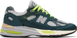 New Balance Кроссовки Patta x 991v2 Made in England 'Sea Moss', зеленый u991pb2 | green