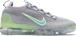 Кроссовки Nike Air VaporMax 2021 Flyknit 'Grey Light Liquid Lime', серый dh4084 003 | grey