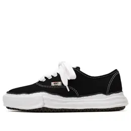 Кроссовки baker vintage-like og sole canvas low-top sneaker 'black' Maison Mihara Yasuhiro, черный a09fw735-blk | black