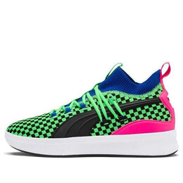 Кроссовки clyde court 'summertime' Puma, зеленый 192893-01 | green/pink