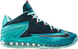 Кроссовки Nike Max LeBron 11 Low 'Turbo Green', зеленый 642849300 | green