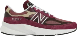 New Balance Кроссовки Teddy Santis x 990v6 Made in USA 'Burgundy Tan', красный u990bt6 | red