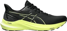 Asics Кроссовки GT 2000 12 Wide 'Black Glow Yellow', черный 1011b689 003 | black