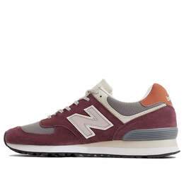 Кроссовки 576 made in england 'burgundy' New Balance, бургундия ou576pty | burgundy/orange/grey/beige/white