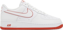 Nike Кроссовки Air Force 1 '07 'White Picante Red', белый dv0788 102 | white