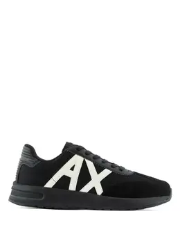 Armani Exchange logo-patch panelled-design sneakers 20667717