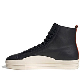 Кроссовки y-3 yuben mid 'black fox orange' Adidas, черный fx0568 | black/white