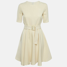 Dior: Платье из шерсти 