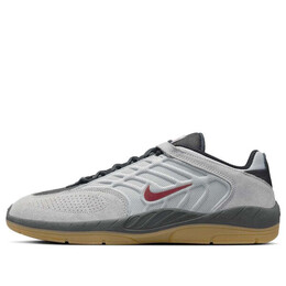 Кроссовки sb vertebrae 'light smoke grey team red' Nike, серый fd4691-004 | light smoke grey/dark team red/dark smoke grey/black/gum light brown