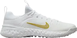 Nike Кроссовки Huarache 9 Elite TF LAX 'White Metallic Vivid Gold', белый fn0310 100 | white