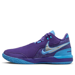Кроссовки zoom lebron nxxt gen ampd ep 'summit lake hornets' Nike, мультиколор fj1567-500 | field purple/metallic silver/university blue