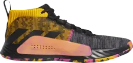 Кроссовки Adidas Dame 5 'Core Black Shock Pink', черный ef9367 | black