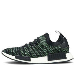 Кроссовки nmd_r1 stlt primeknit 'noble green' Adidas, мультиколор aq0936 | cblack/nobgrn/bgreen