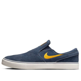 Кроссовки sb janoski+ slip 'thunder blue yellow' Nike, синий fn5893-401 | thunder blue/thunder blue/sail/yellow