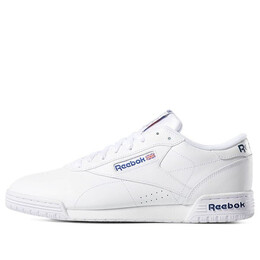 Кроссовки exofit lo clean logo int shoes 'white royal blue' Reebok, белый ar3169 | white / royal blue