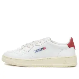Кроссовки medalist leather low 'white red' Autry, белый aulm-ll21 | white/red