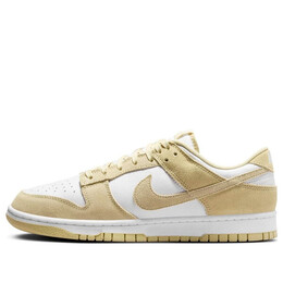 Кроссовки dunk low se 'team gold suede' Nike, белый fq8249-102 | white/team gold/white
