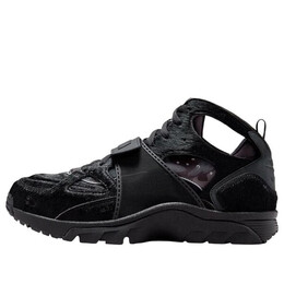 Кроссовки x corteiz air trainer huarache 'black pony' Nike, черный fq8793-003 | black/black/white