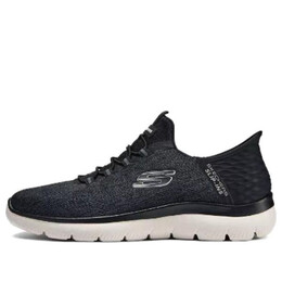 Кроссовки slip-ins summits key pace 'black white' Skechers, черный 232469-blk | black/white