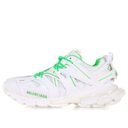Кроссовки track.2 sneaker 'fluo green' Balenciaga, белый 542023w3ac29035 | whitefluorescent green