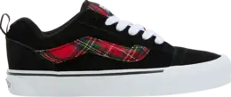 Vans Кроссовки Knu-Skool 'Rave Plaid Black', черный vn0009qc3m5 | black