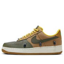 Кроссовки air force 1 low 'winterized' Nike, хаки fv4459-330 | cargo khaki/ale brown/vivid sulfur/white/gum medium brown