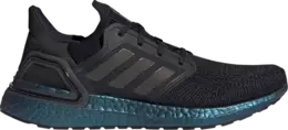 Кроссовки Adidas UltraBoost 20 'Black Signal Cyan', черный fv8319 | black