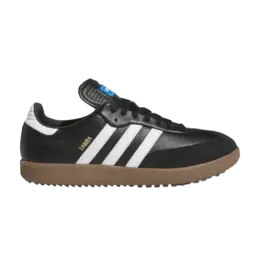 Кроссовки Adidas Samba Spikeless Golf Black White Gum, черный jh6150 | black white gum