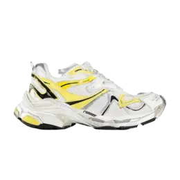 Кроссовки Balenciaga Runner Sneaker Worn-Out - White Yellow, белый 779066 w3rxp 9710 | worn-out - white yellow