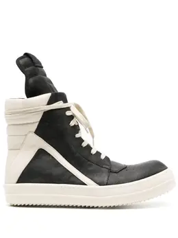 Rick Owens Geobasket high-top leather sneakers 22522176