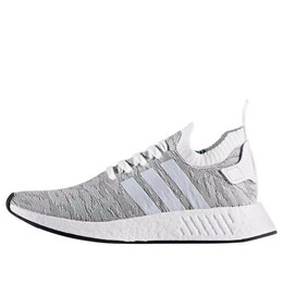 Кроссовки nmd_r2 primeknit 'running white' Adidas, белый by9410 | ftwr white/core black
