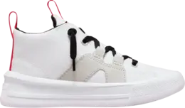 Кроссовки Converse Chuck Taylor All Star Easy-On Mid PS White University Red, белый 372837c | white