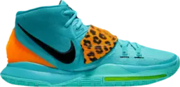 Кроссовки Nike Kyrie 6 EP 'Animal Print - Oracle Aqua', синий bq4631 300 | blue