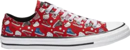 Кроссовки Converse Hello Kitty x Chuck Taylor All Star Low Red, красный 163913f | red