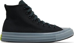 Кроссовки Converse Chuck Taylor All Star CX Fleece Lined High Black Lime Twist, черный 170997c | black