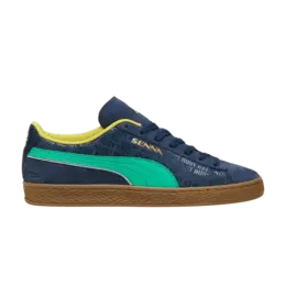 Кроссовки Puma Ayrton Senna Institute x Suede Senna A Vida, синий 308126 01 | senna a vida