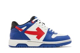 Кроссовки Off-White Out of Office White Royal Blue Red, белый omia189f24lea00d 4525